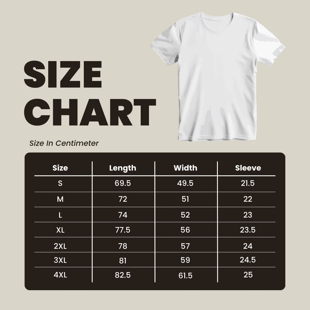 BP220 size chart with chest width and body length in cm, sizes S to 4XL